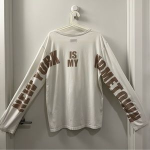 Oversized Faith Connexion NY Longsleeve White Tee